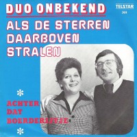 1977 : Als de sterren daarboven stralen
duo onbekend
single
telstar : ts 2474 tf